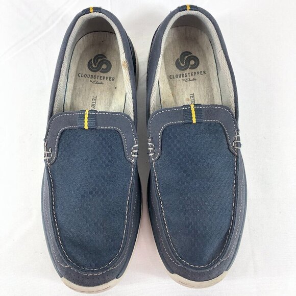 Clarks Cloudstepper Tetrasoft Insoles Blue Men's Shoes Size 8 1/2 - Picture 1 of 8